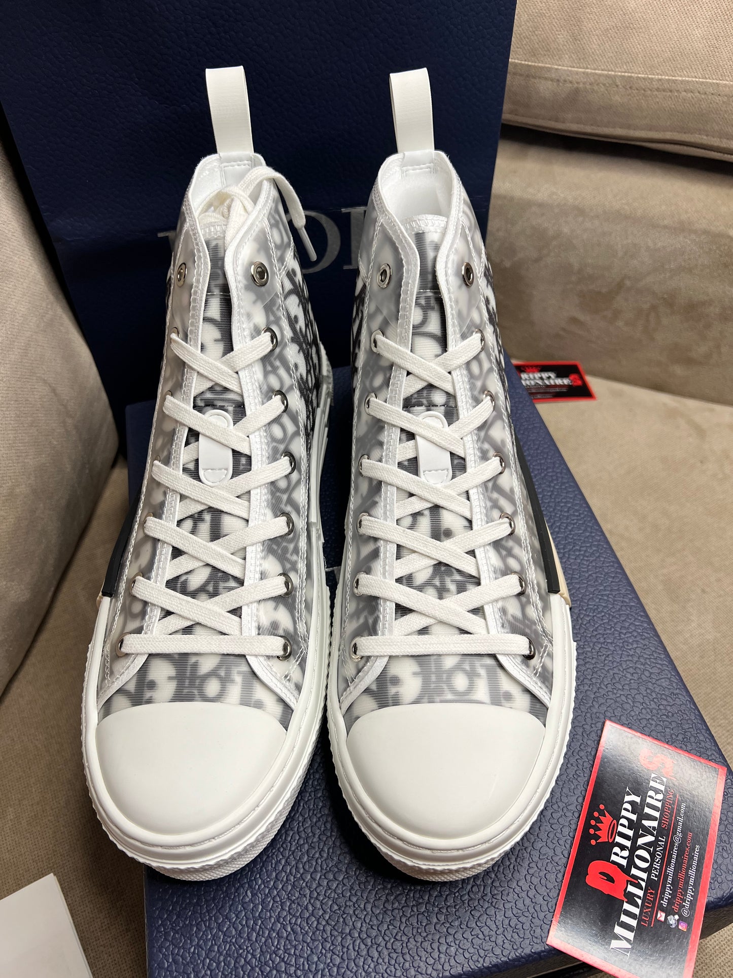 Dior B23 Top- High Sneaker