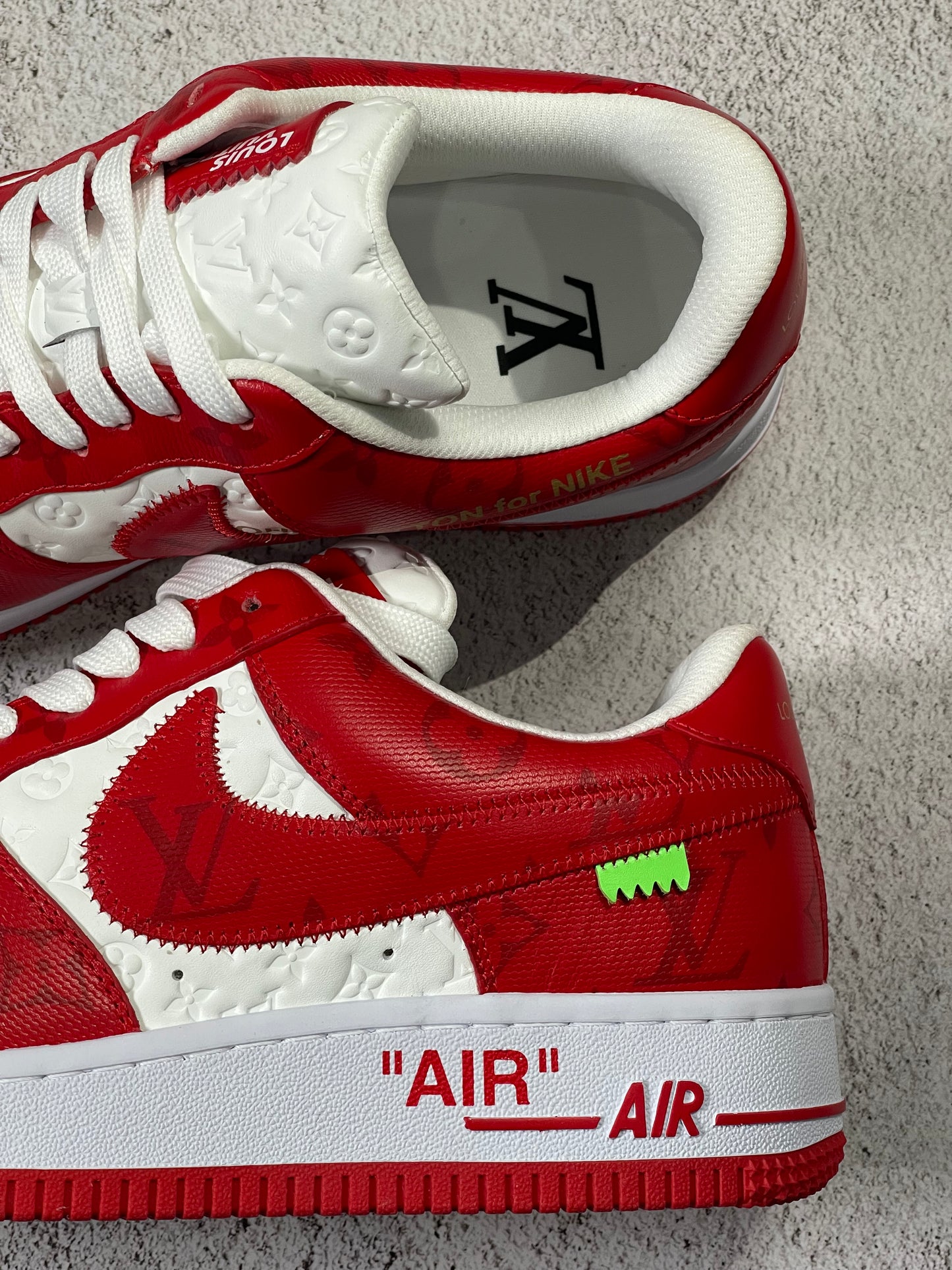 Air Force 1 Low Louis Vuitton White Red