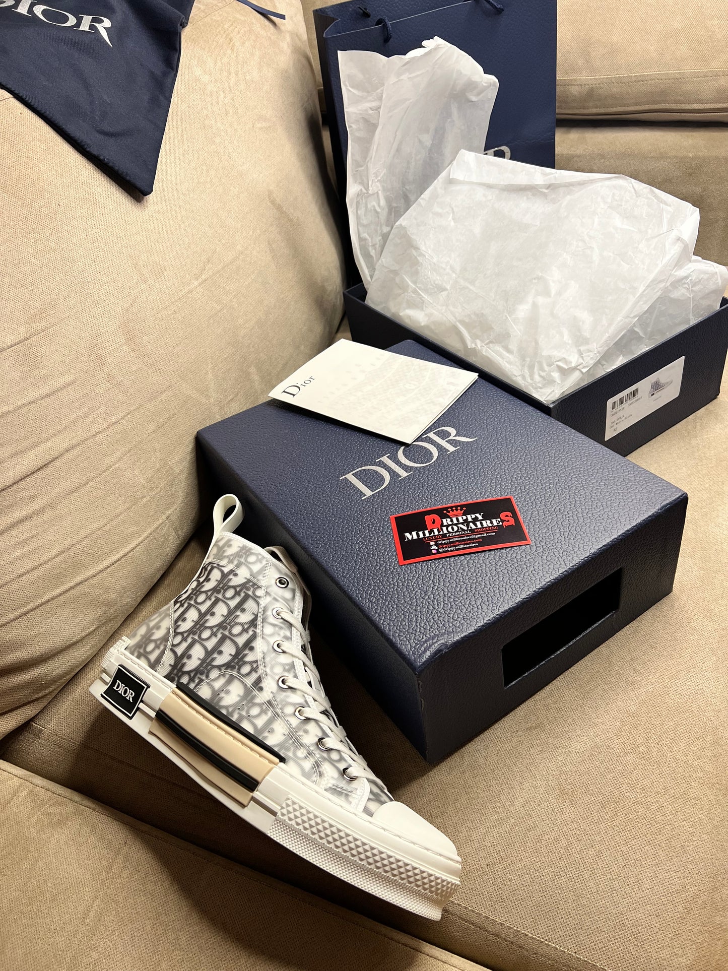 Dior B23 Top- High Sneaker