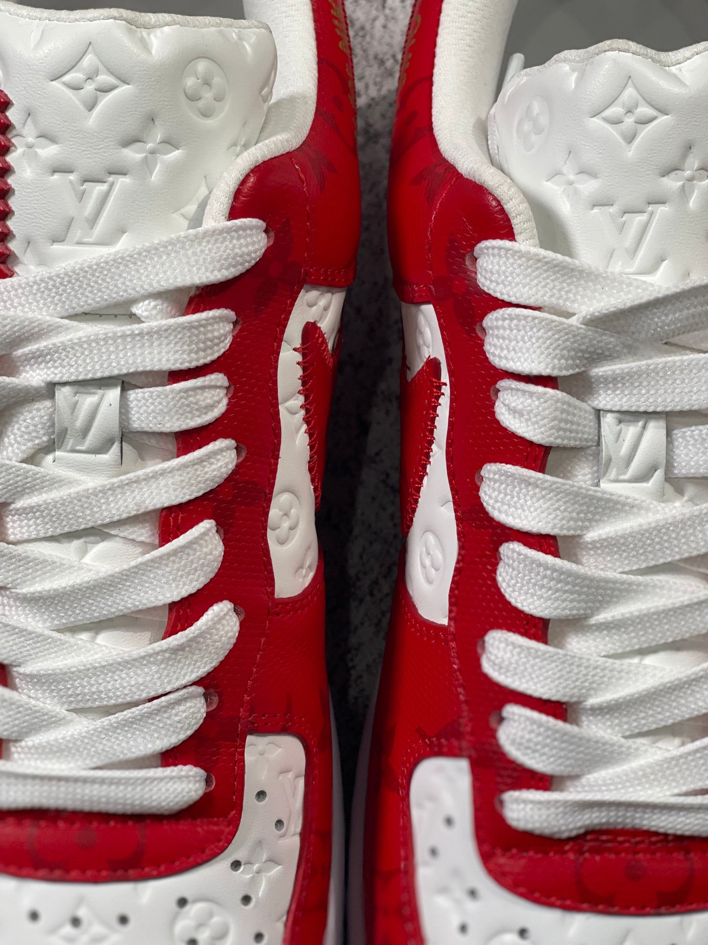 Air Force 1 Low Louis Vuitton White Red