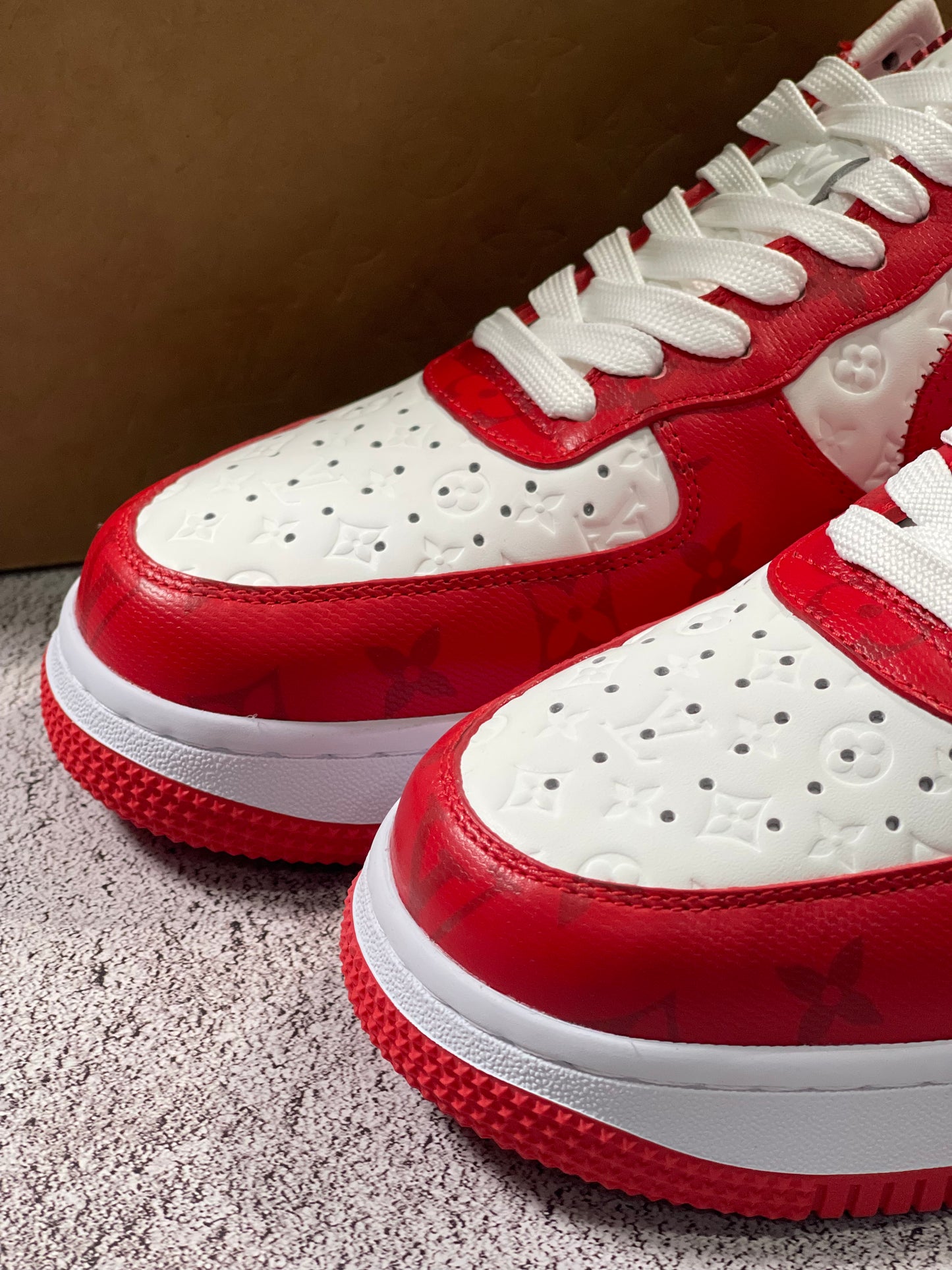 Air Force 1 Low Louis Vuitton White Red