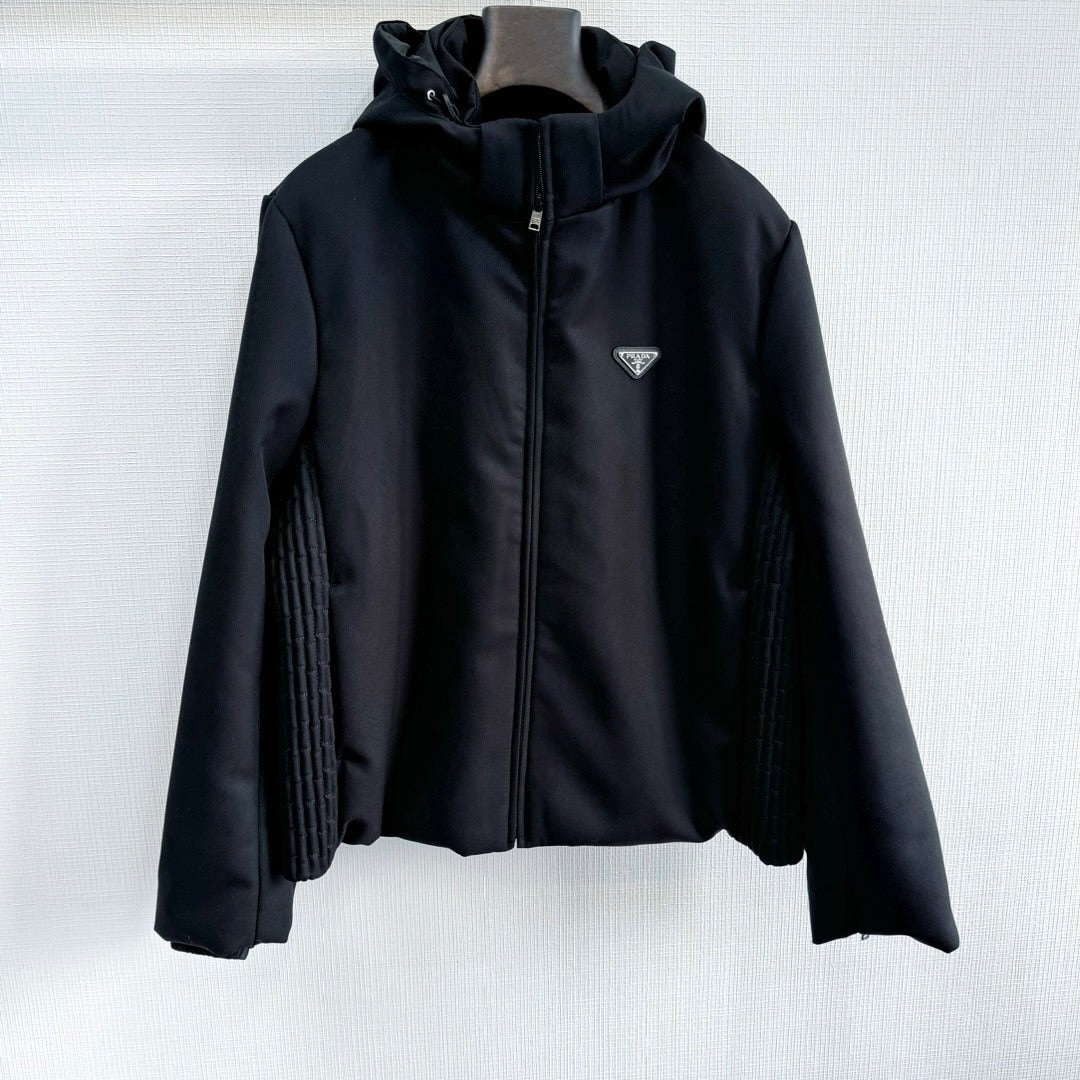 Prada Hoodie Jacket With Logo