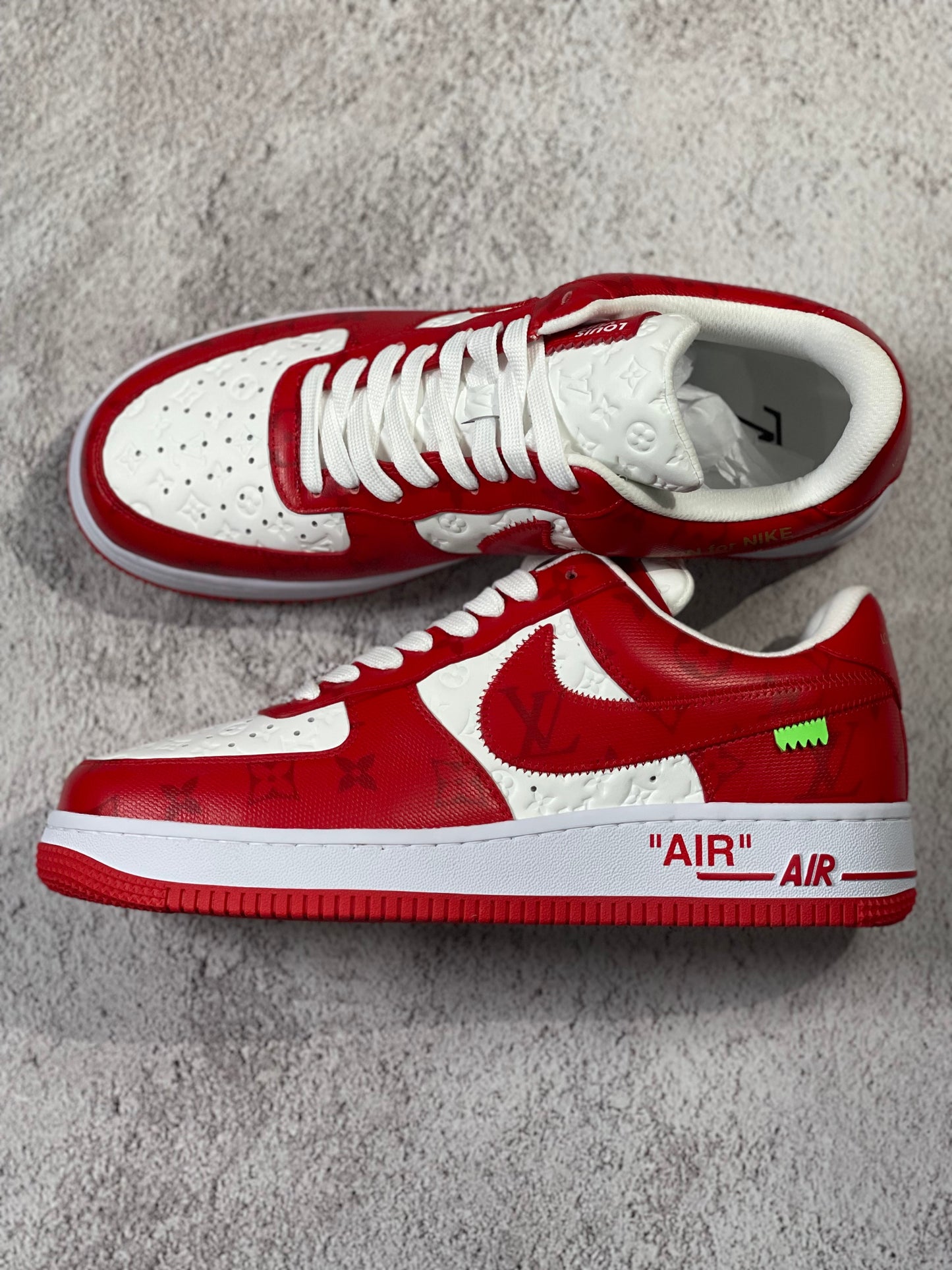 Air Force 1 Low Louis Vuitton White Red
