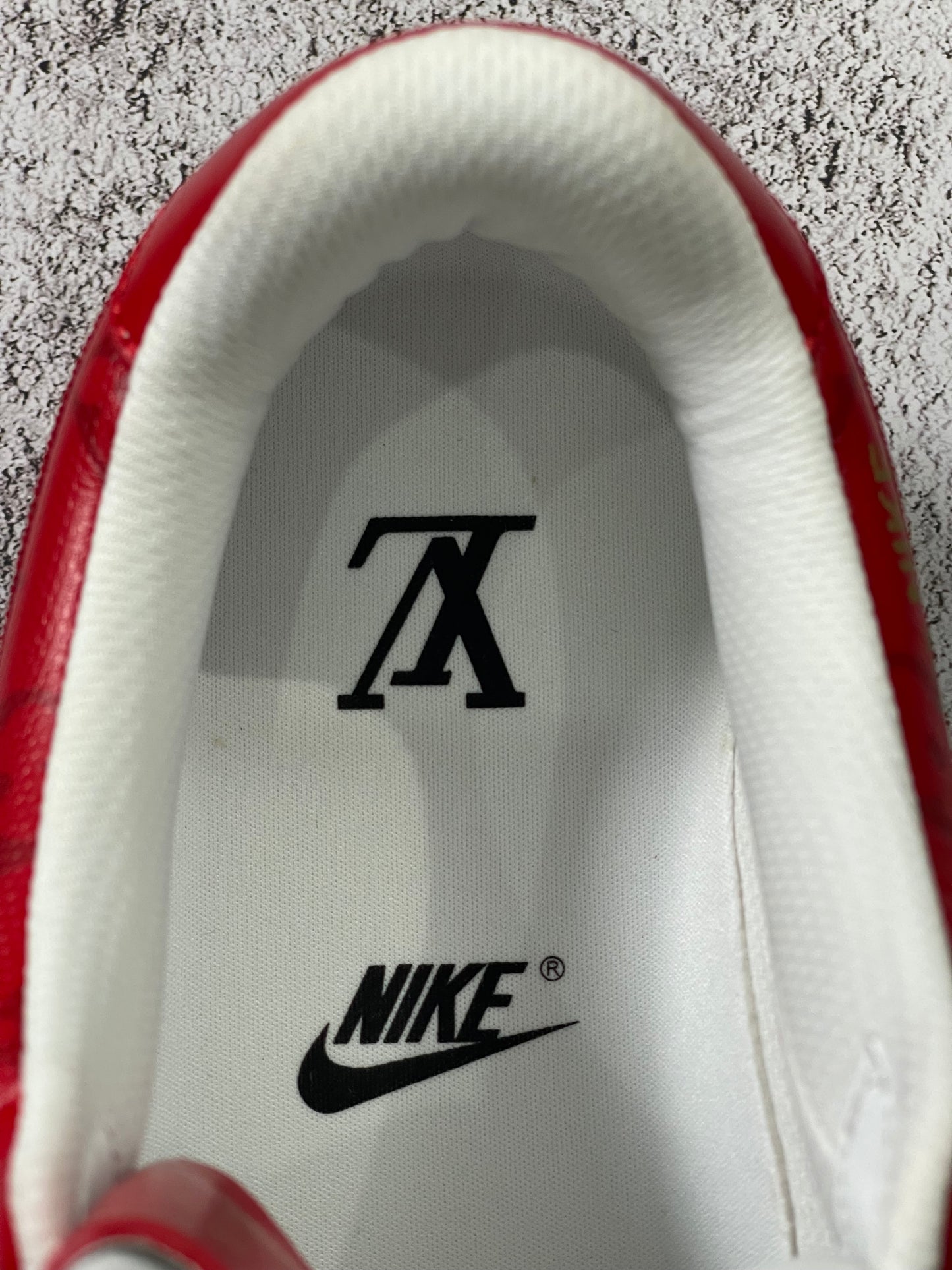 Air Force 1 Low Louis Vuitton White Red