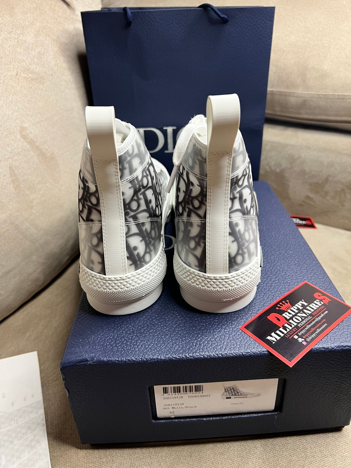 Dior B23 Top- High Sneaker