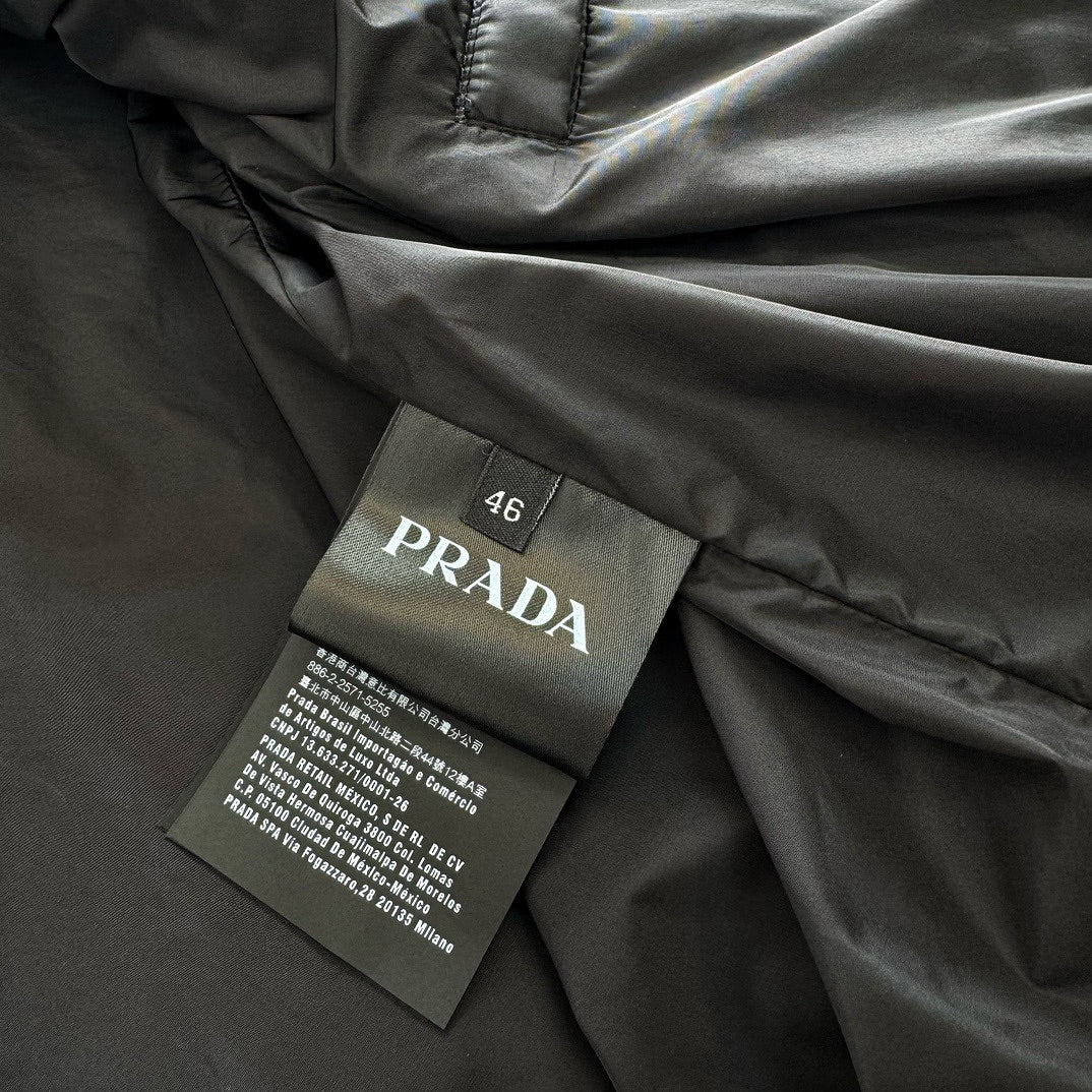Prada Hoodie Jacket With Logo