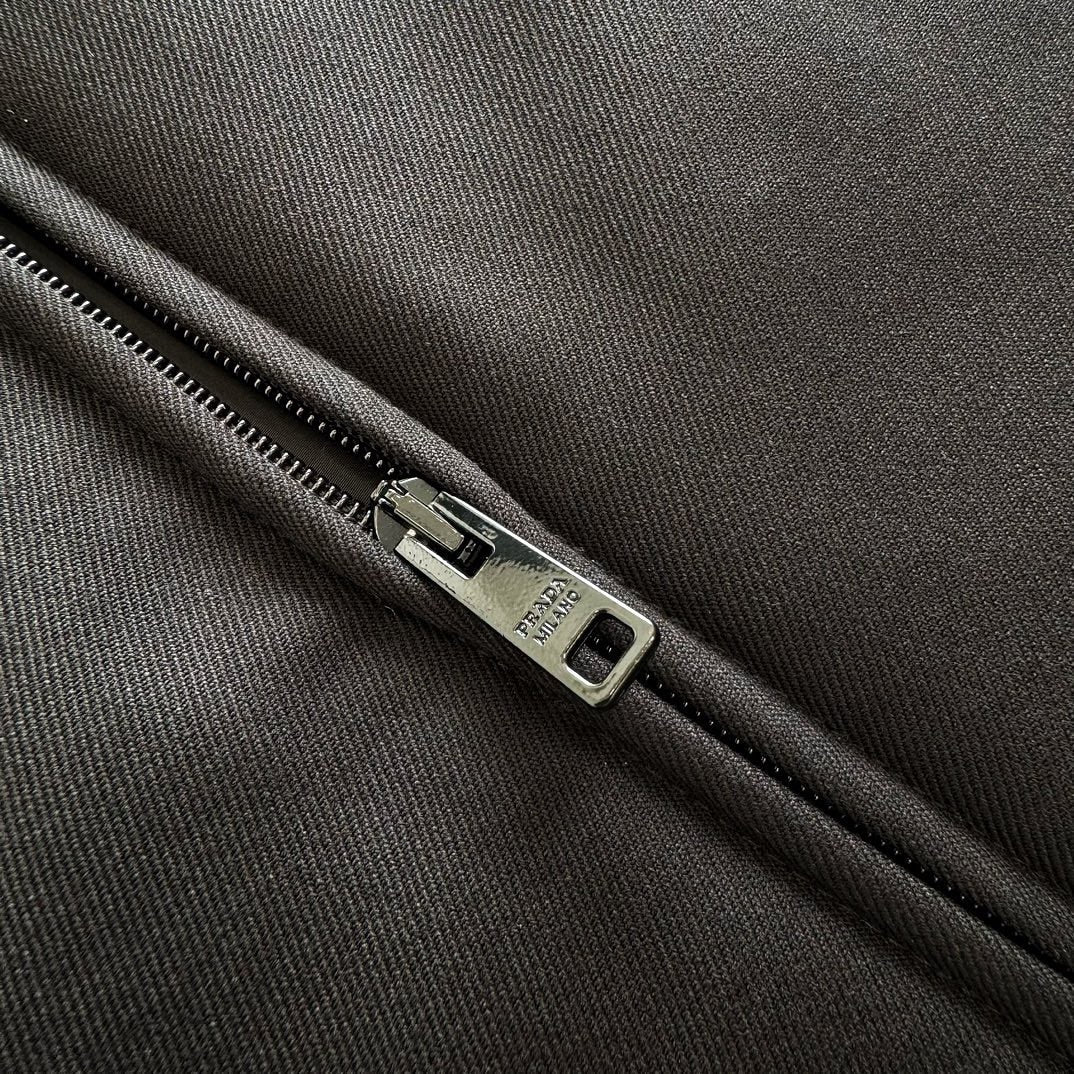 Prada Hoodie Jacket With Logo