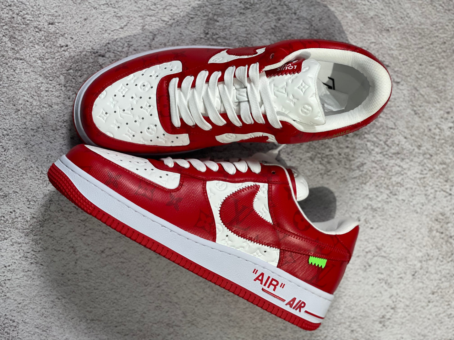 Air Force 1 Low Louis Vuitton White Red