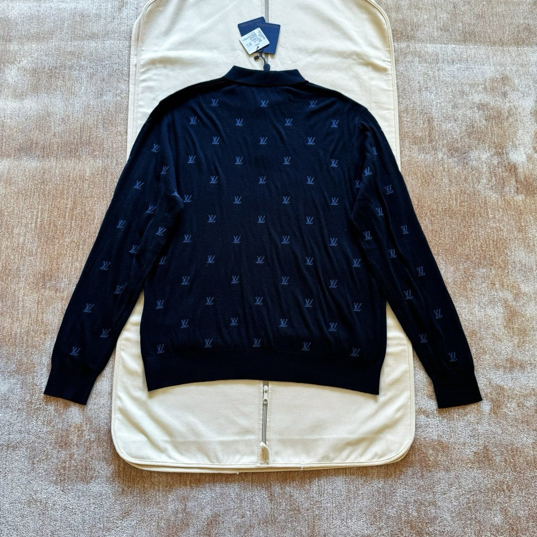 LV Embroidered Cotton Sweatshirt