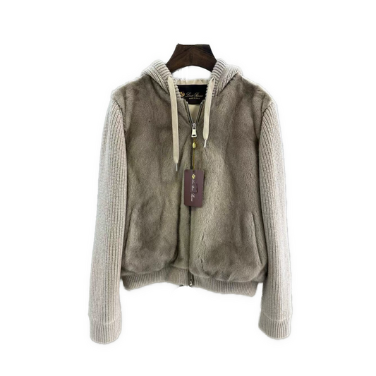 Loro Piana Mink Zip Jacket