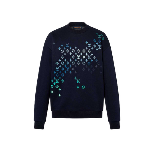 LV Embroidered Cotton Sweatshirt