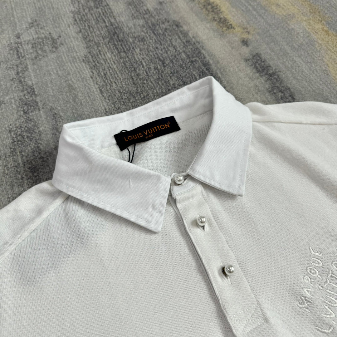 Lv Short-Sleeved Signature Shirt