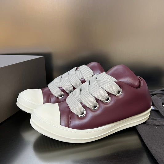 Rick Owens Jumbo Lace Padded Sneakers