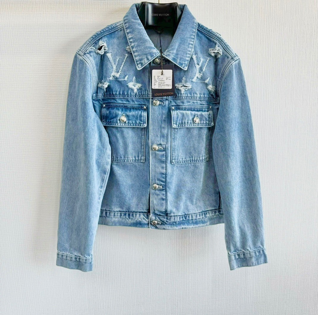 Lv Denim Trucker Jacket