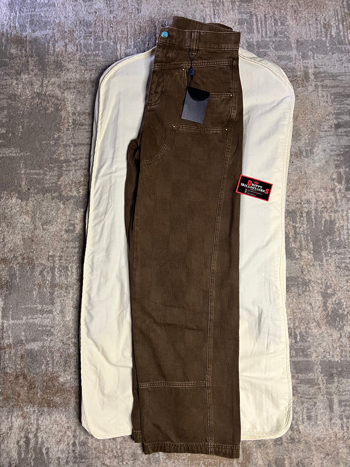 LV Denim Carpenter Pants