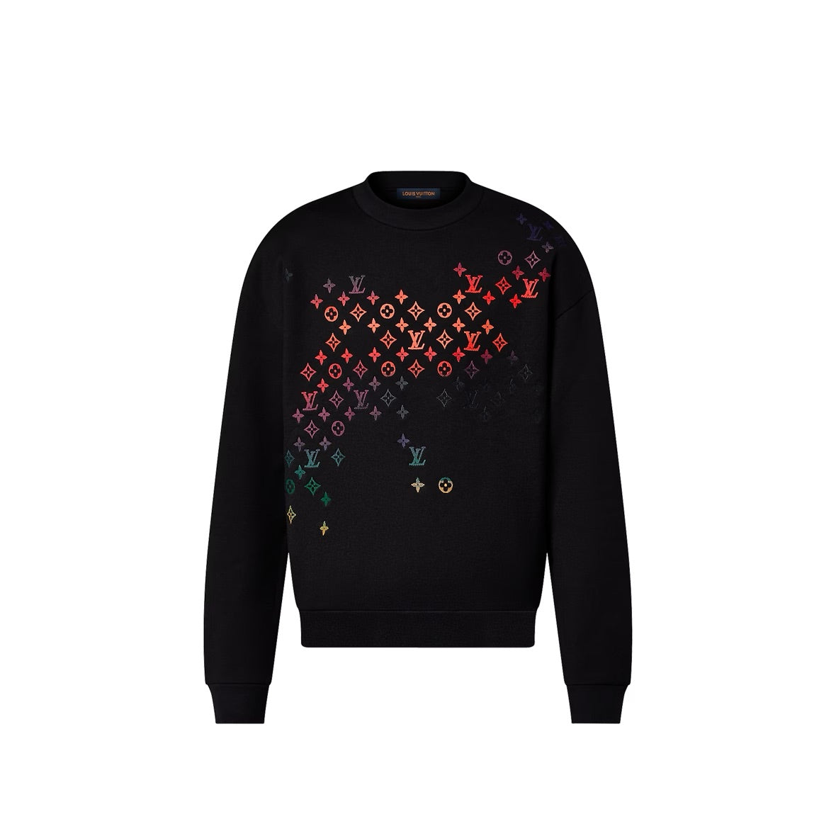 LV Embroidered Cotton Sweatshirt