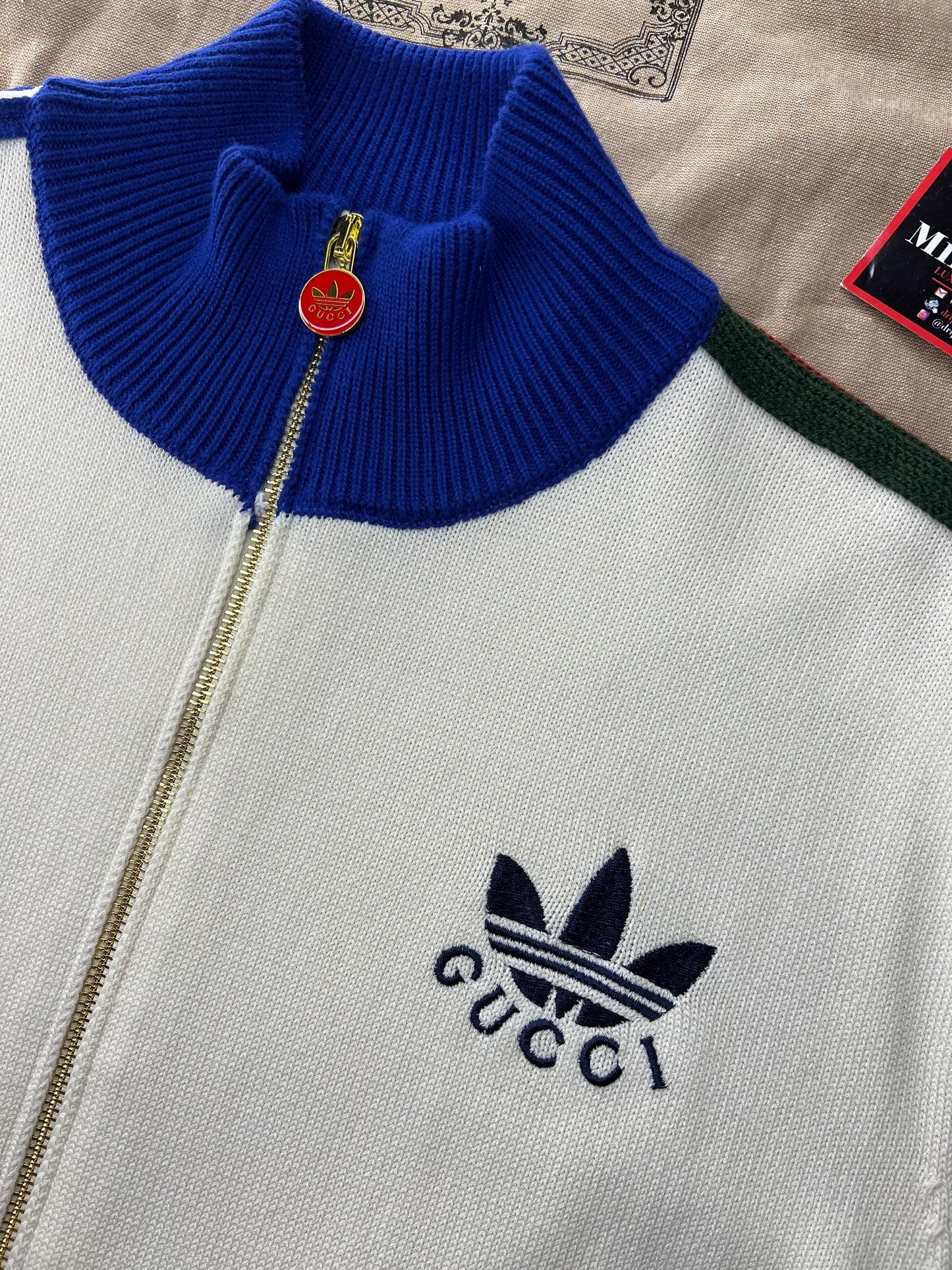 ADIDAS X GUCCI VISCOSE ZIP-UP JACKET