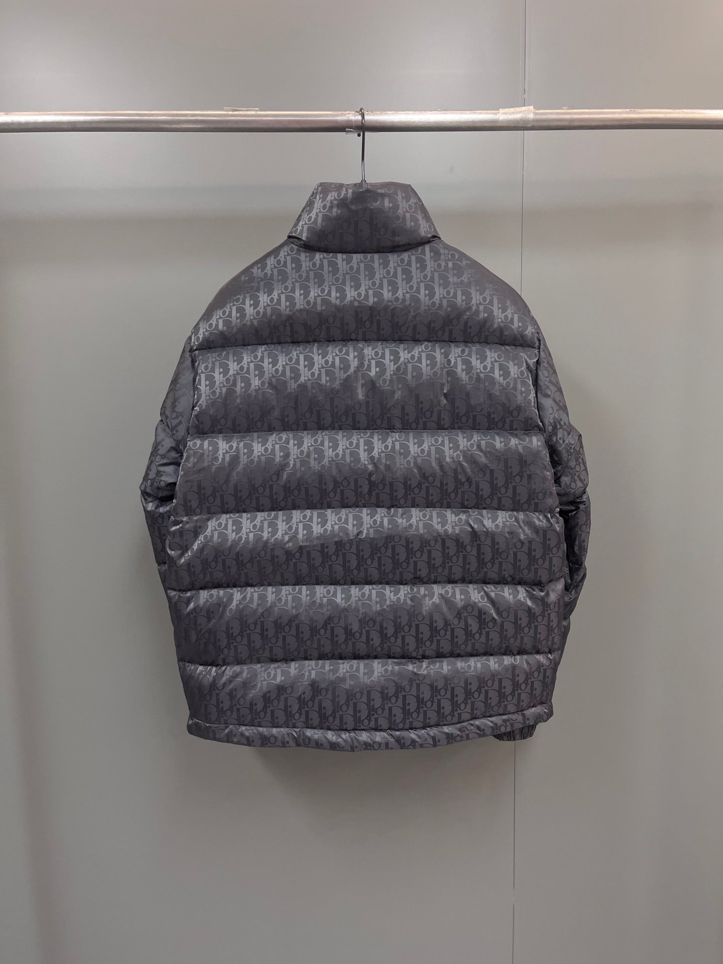 DIOR OBLIQUE DOWN JACKET GREY TECHNICAL