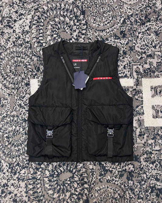 Prada Black Pocket Vest