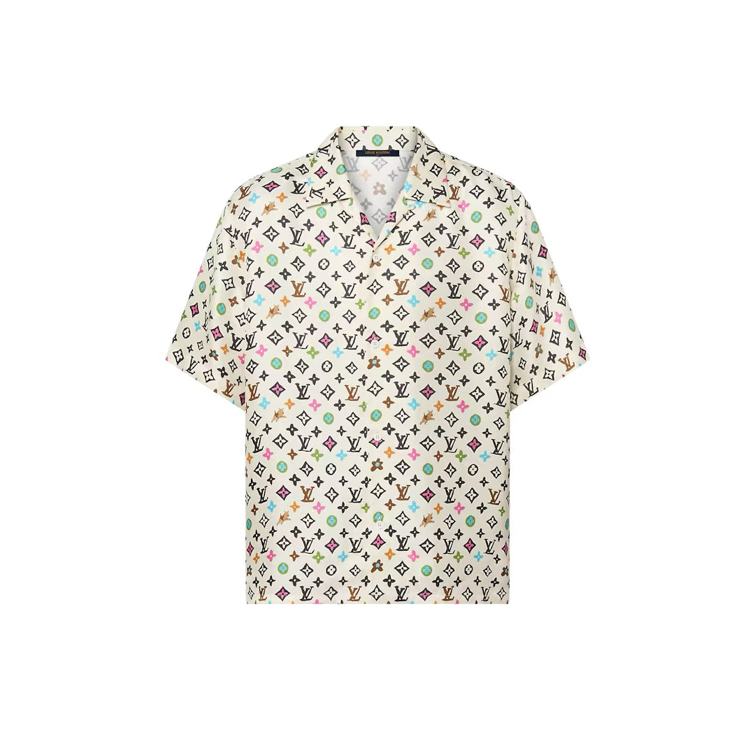 Lv Short-Sleeved Signature Shirt