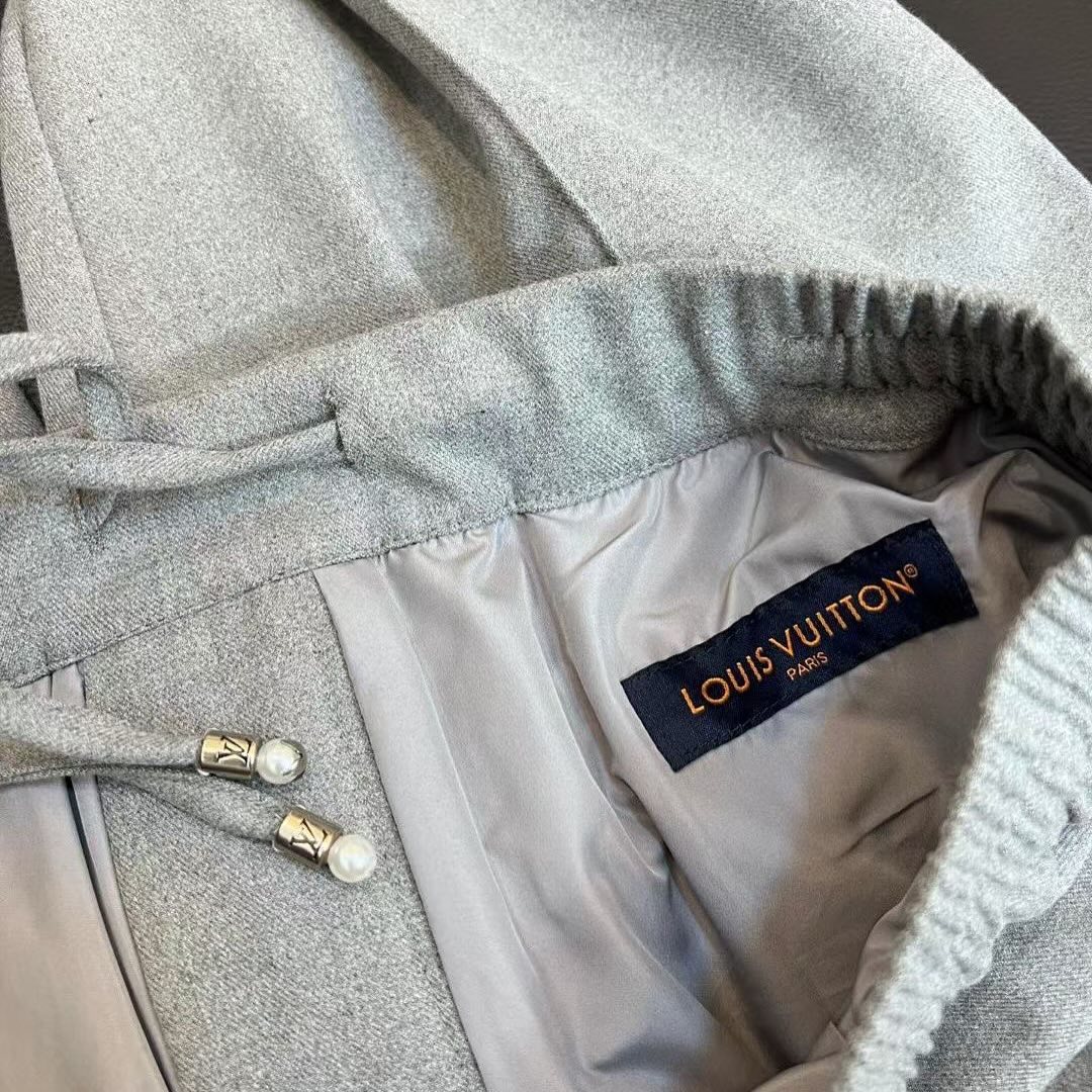 LV Tailored Technical Wool Track Pants