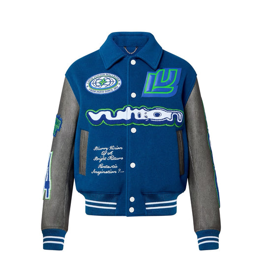 LV Embroidered Varsity Blouson