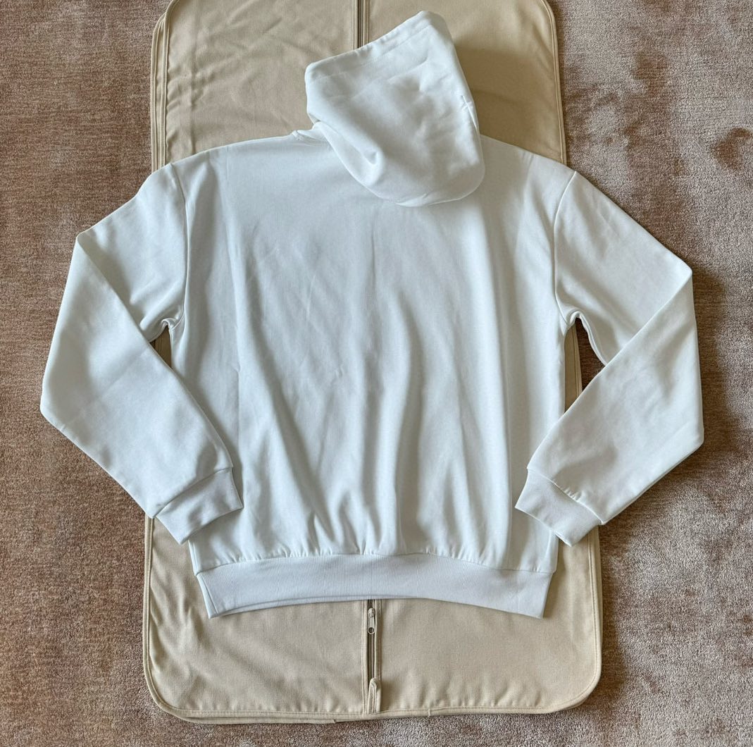 Lv Embroidered Jersey Hoodie