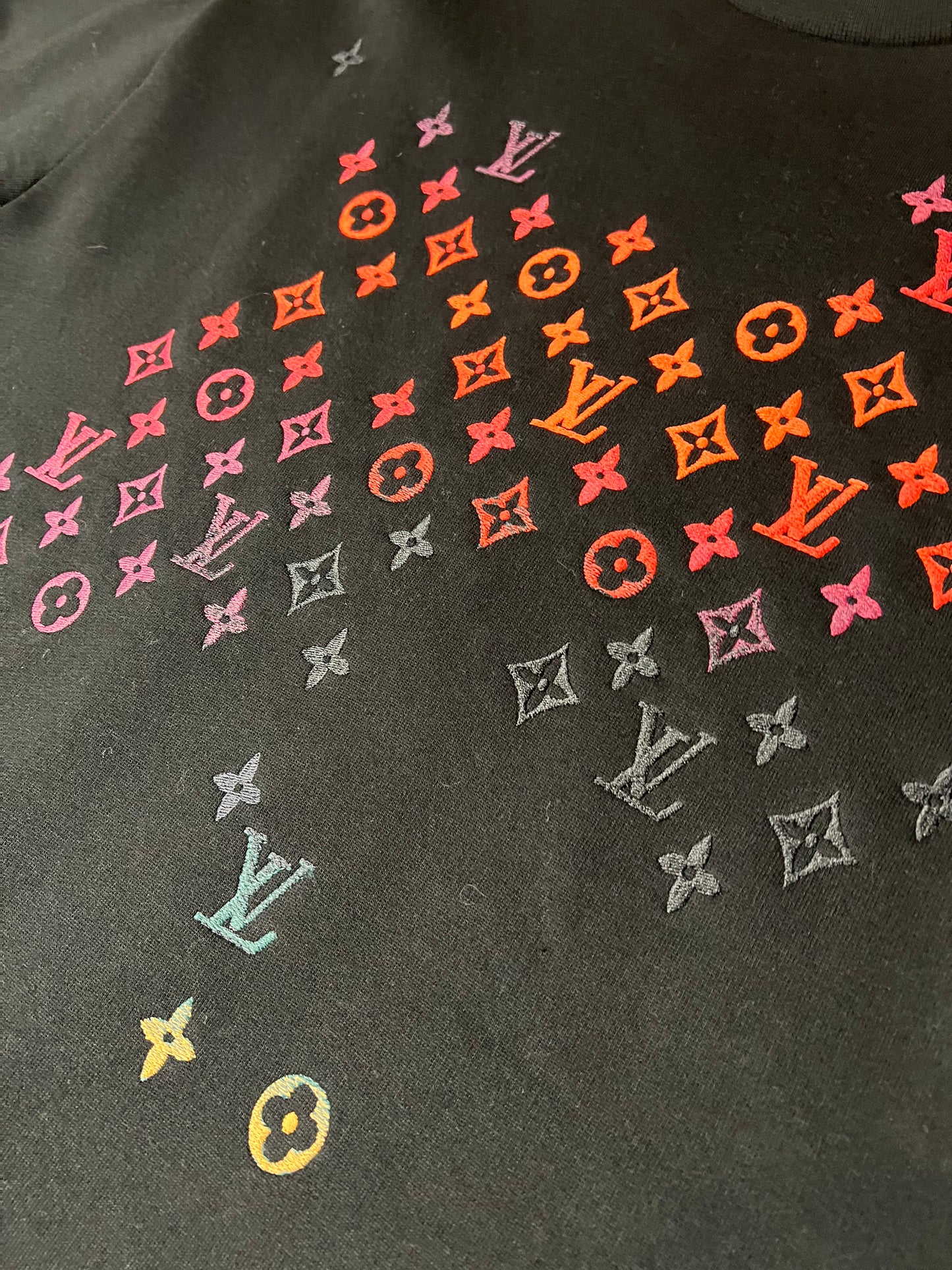 LV Embroidered Cotton Sweatshirt