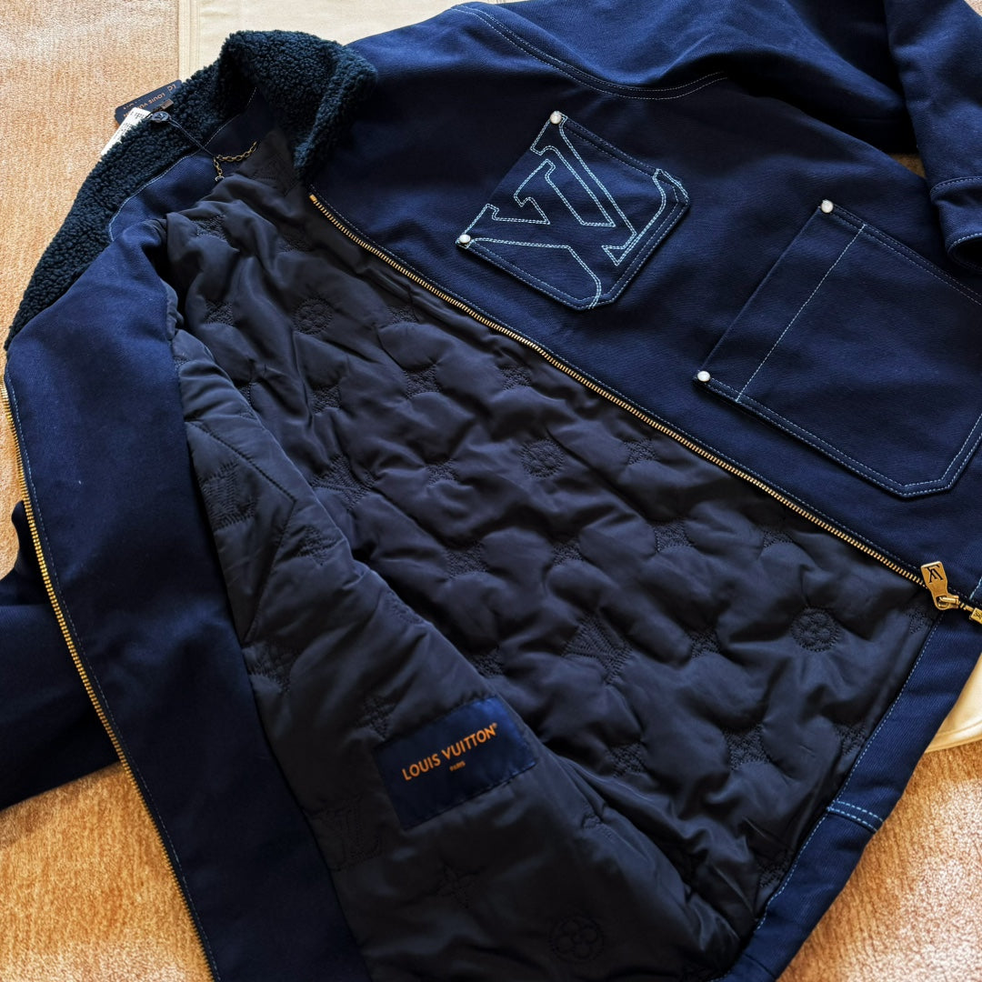 Lv Wintery Workwear Denim Jacket