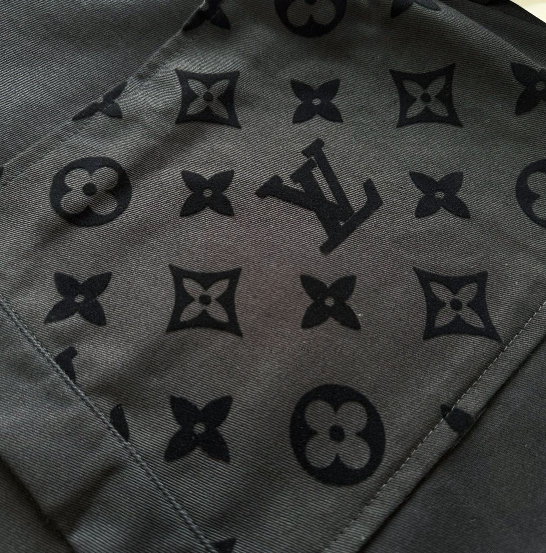 Louis Vuitton Monogram Silk Shirt And Shorts Set