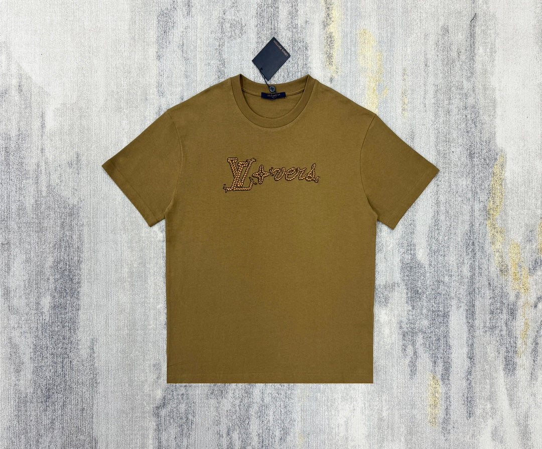 Lv Short-Sleeved Signature Shirt