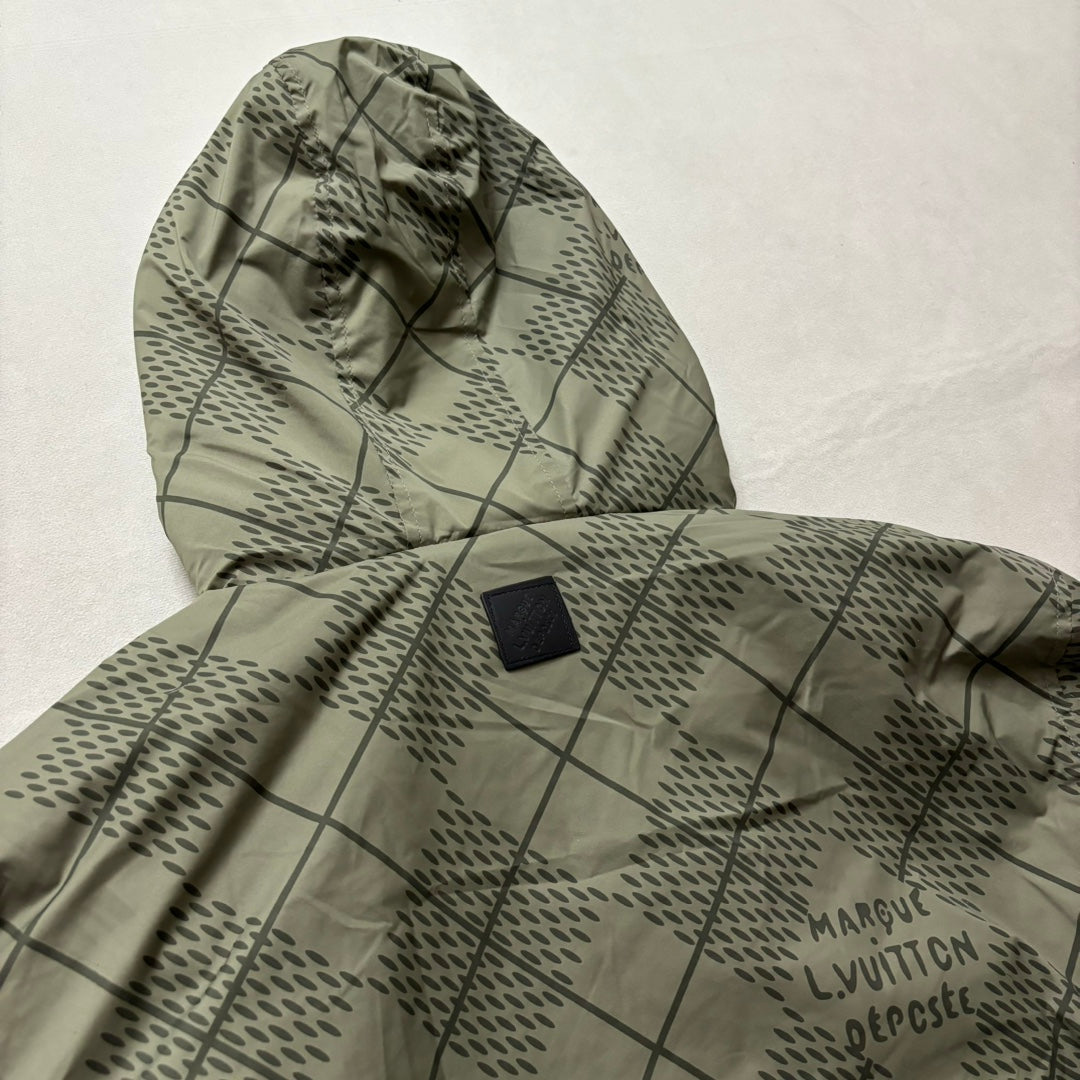 Lv Reversible Nylon And Fleece Windbreaker