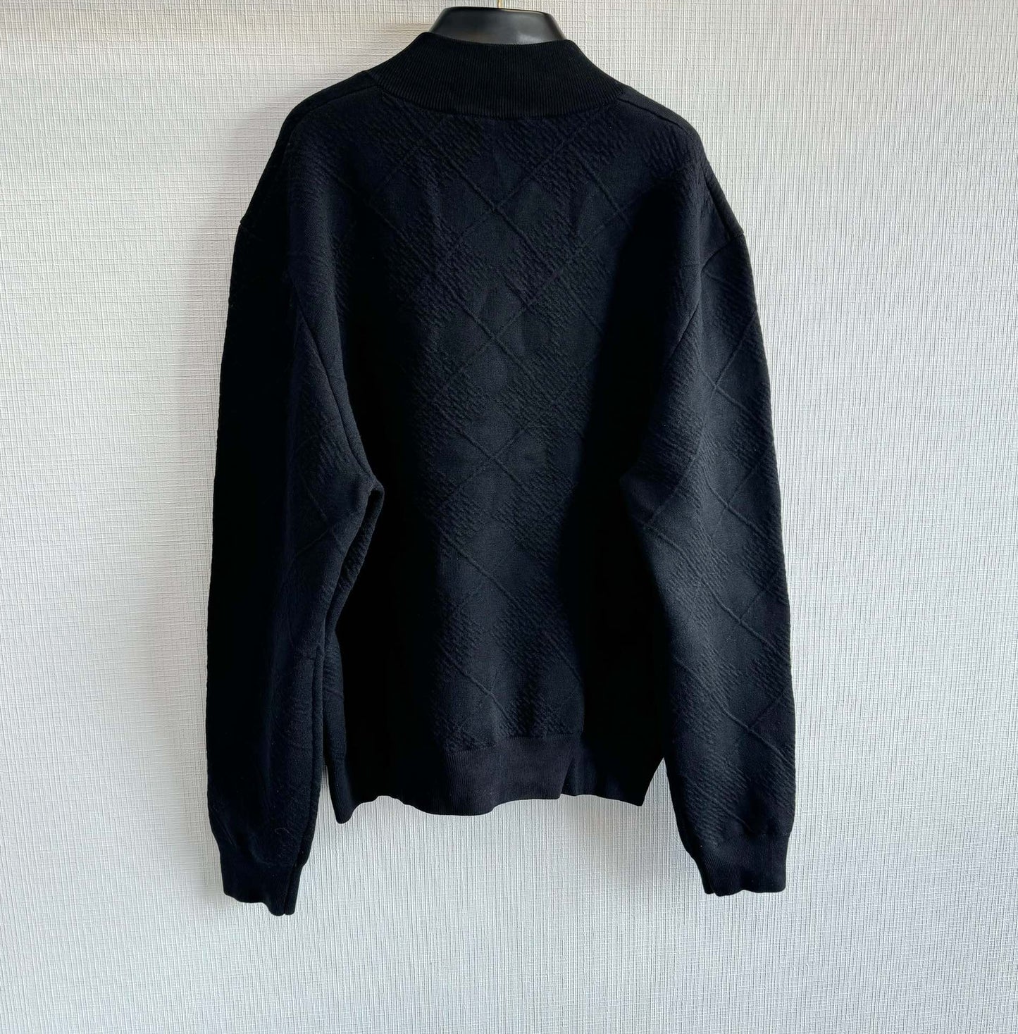 Lv Textured Knit Wool-Blend Blouson