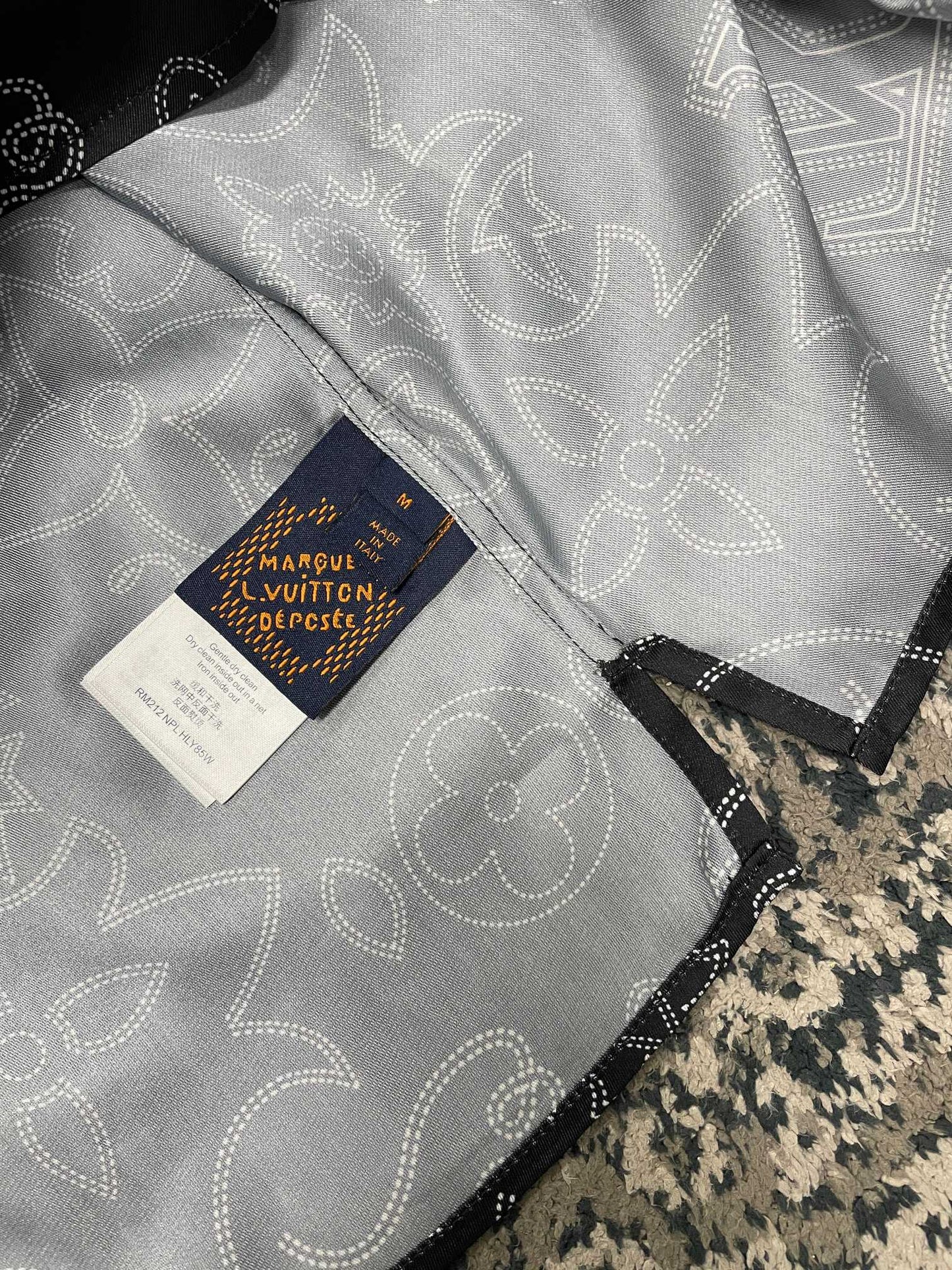 Louis Vuitton Monogram Silk Shirt And Shorts Set