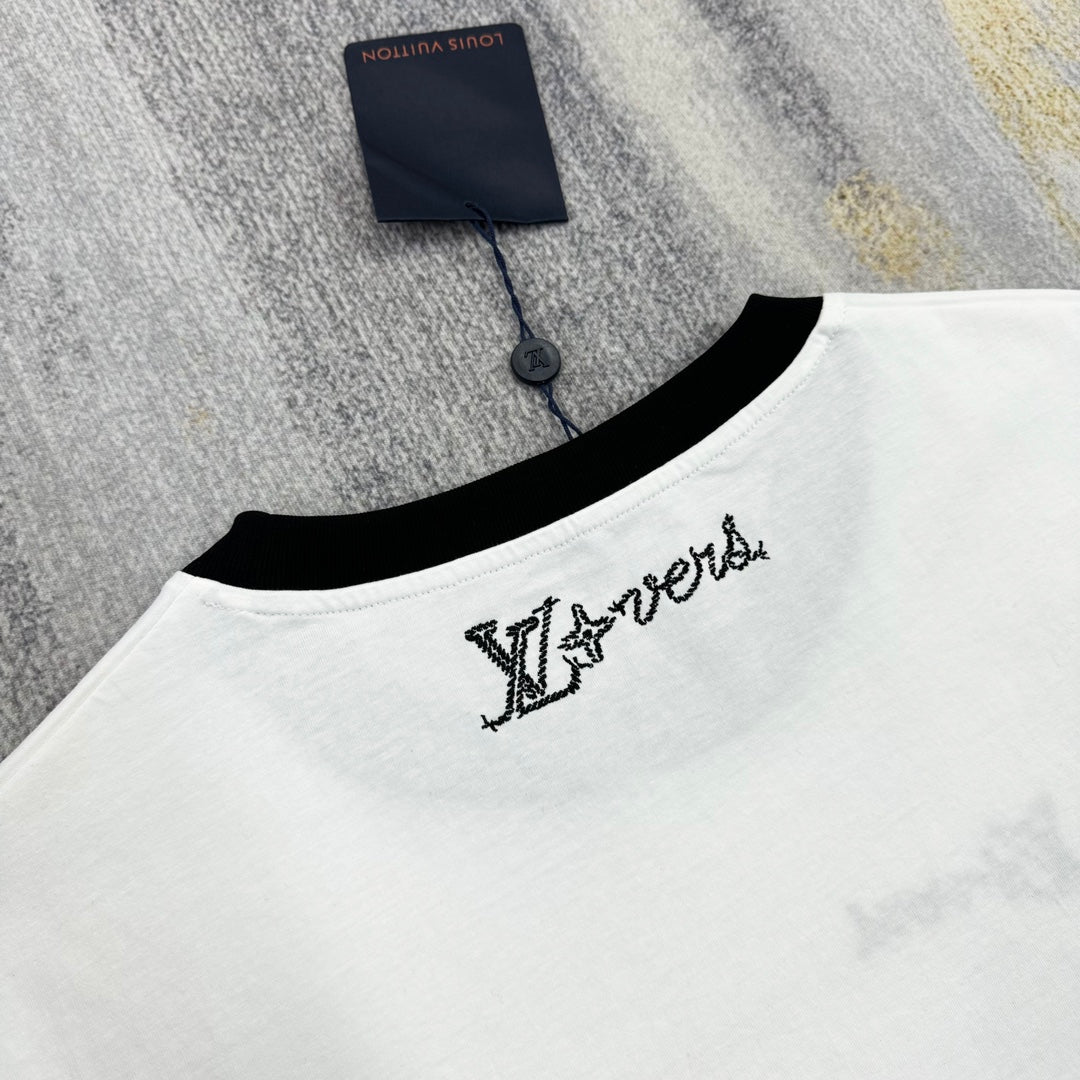 Lv Short-Sleeved Signature Shirt