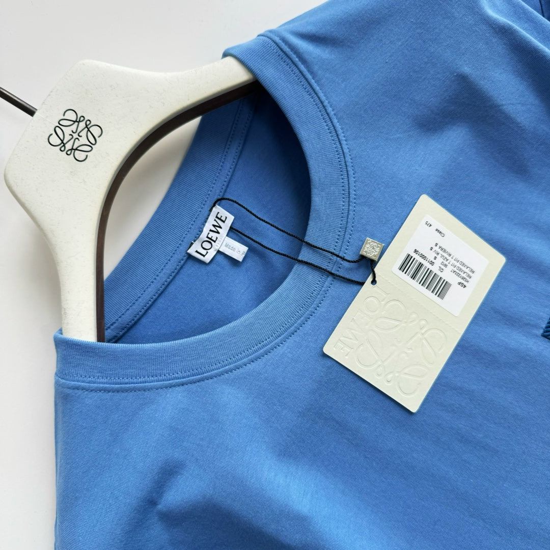 LOEWE  Anagram Logo Embroidered Cotton Jersey T-Shirt