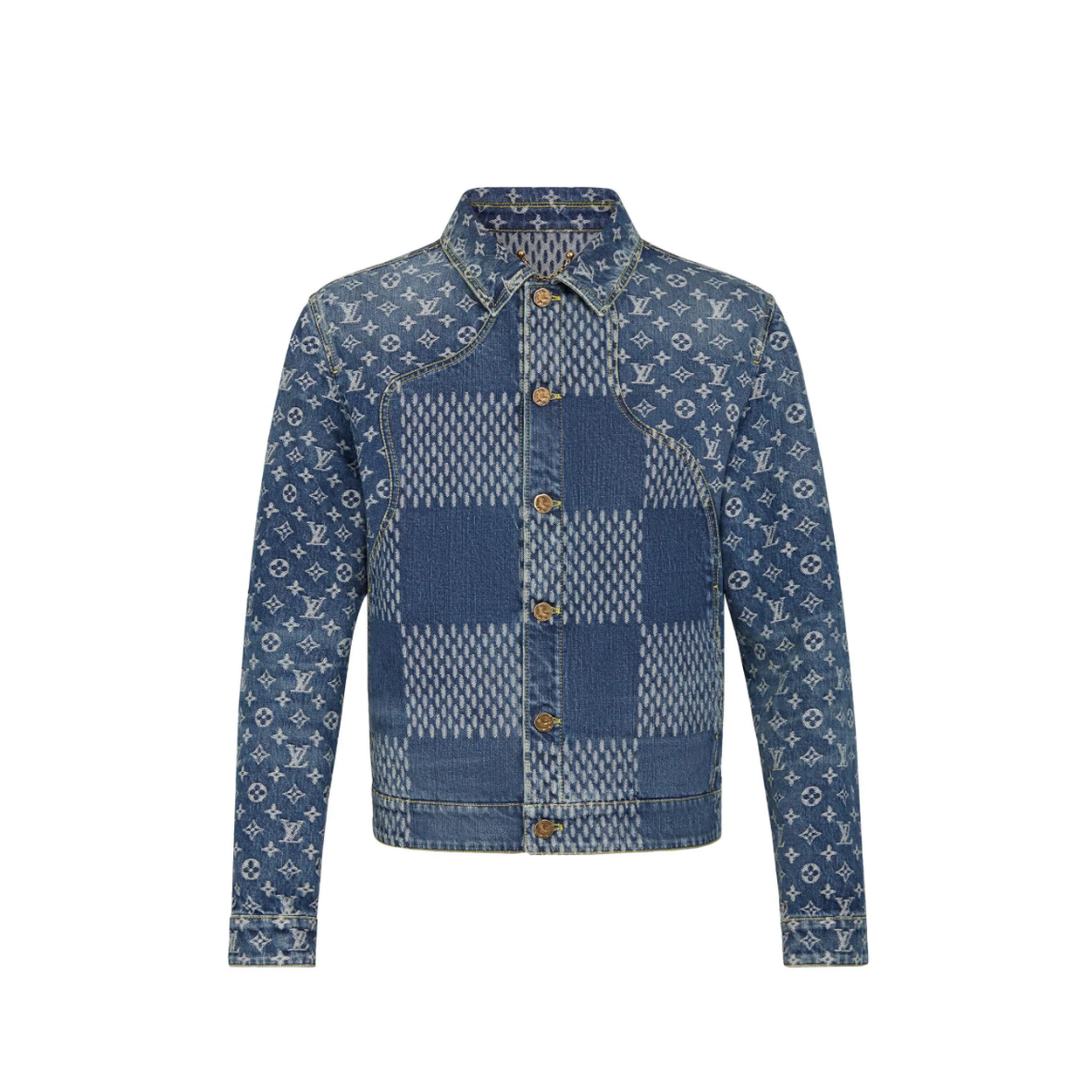 Lv X Supreme Monogram Denim Jacket