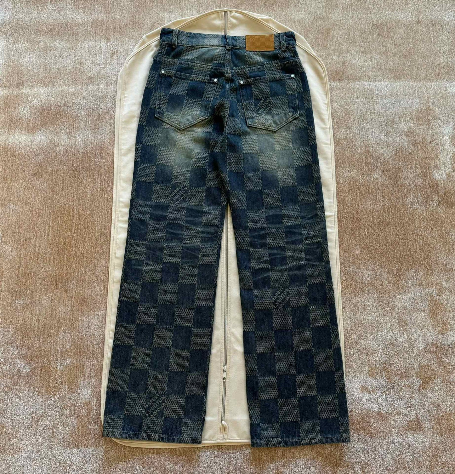 LV Denim Carpenter Pants