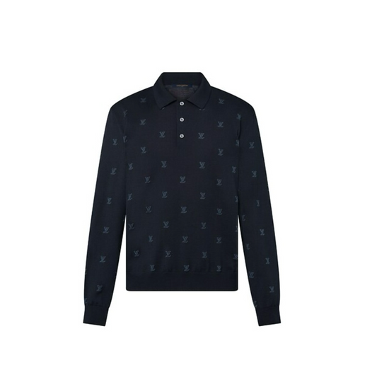 LV Embroidered Cotton Sweatshirt