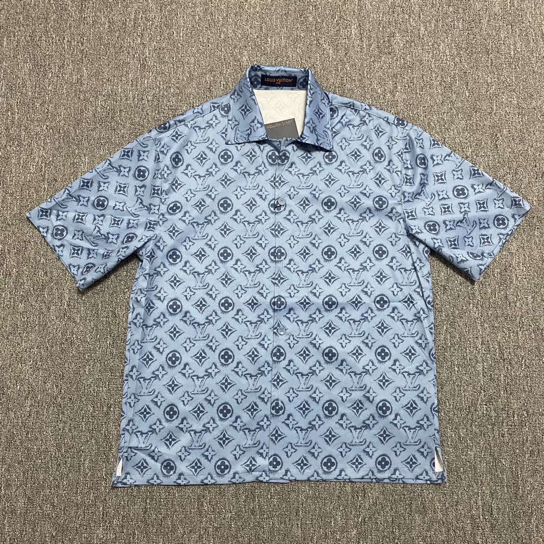 Lv Short-Sleeved Signature Shirt