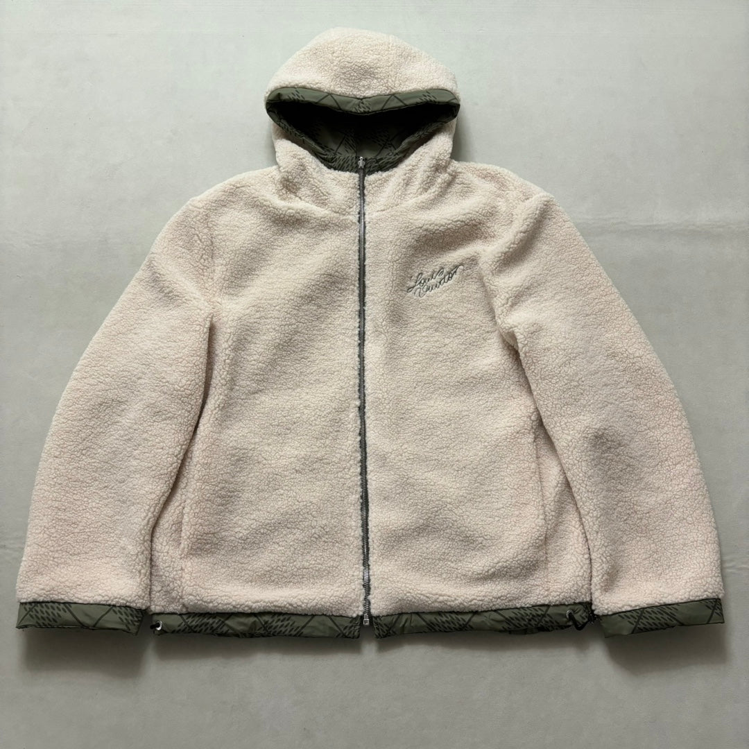 Lv Reversible Nylon And Fleece Windbreaker