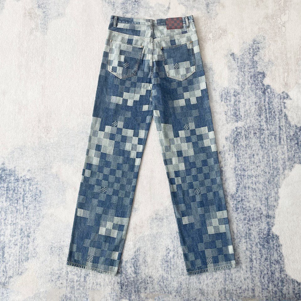 LV Denim Carpenter Pants