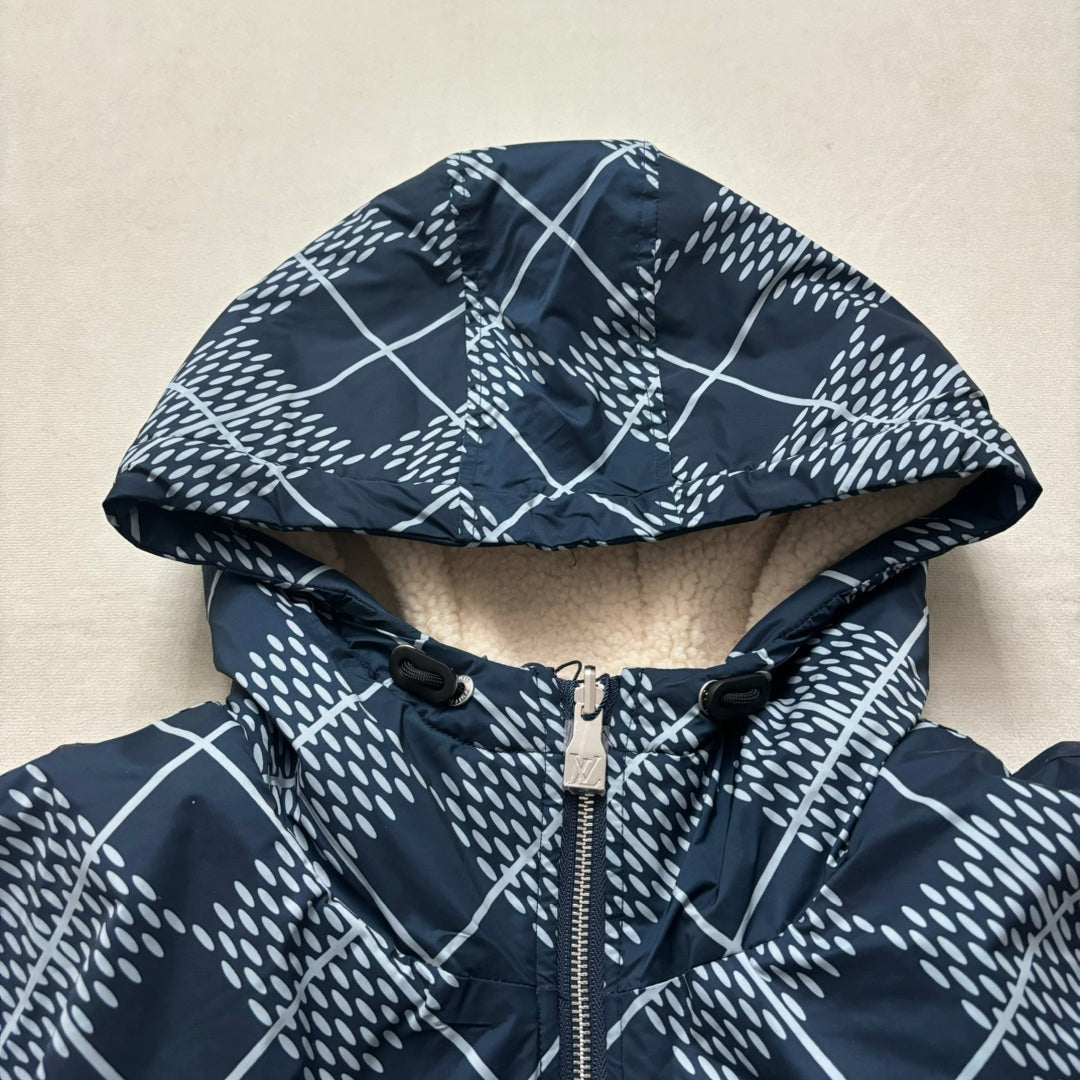 Lv Denim Fleece Blouson