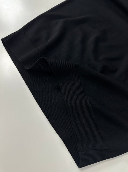 Prada Logo Wool Polo Half Zip Shirt