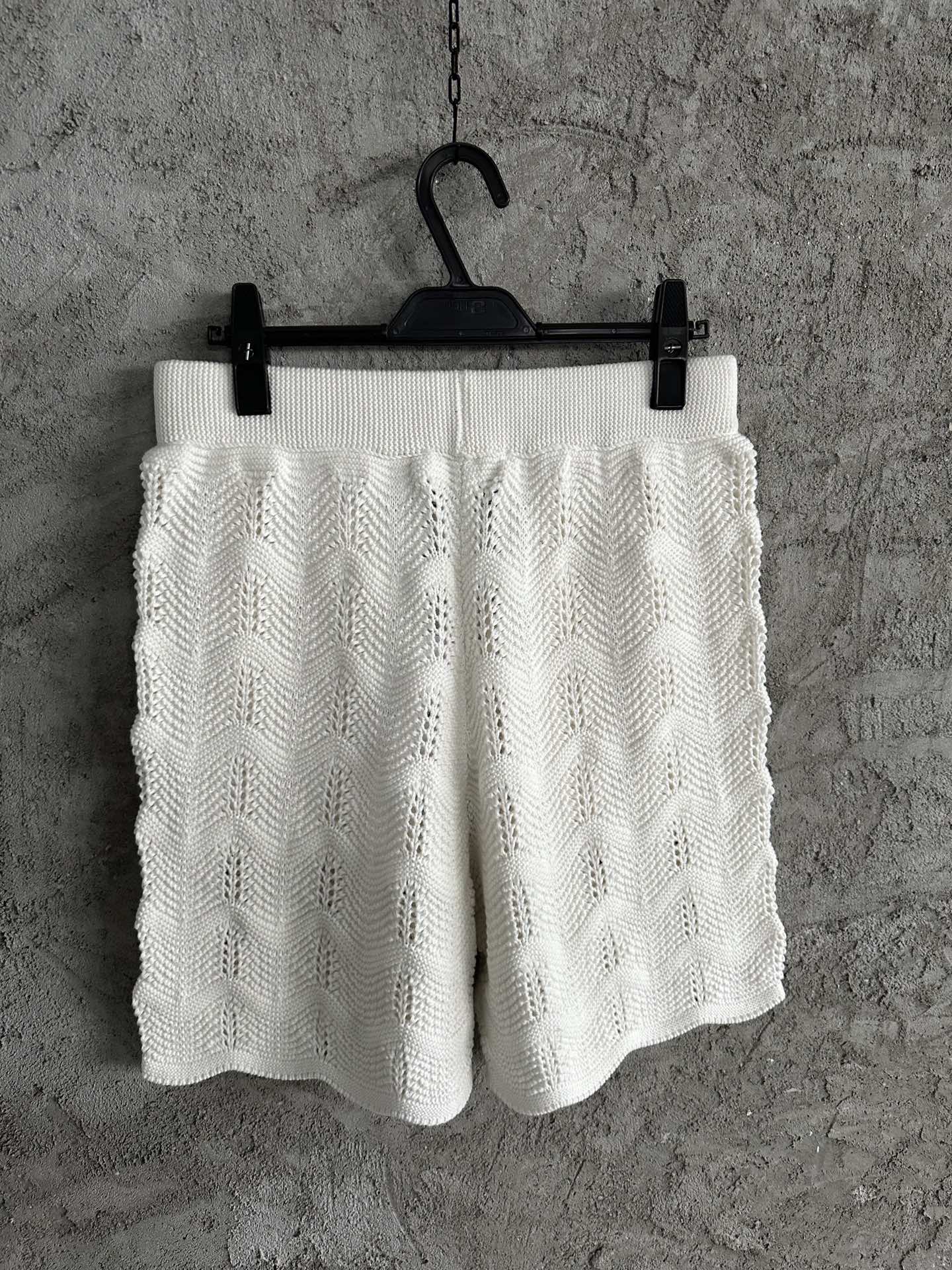 Casablanca Gradient Wave Texture Shorts