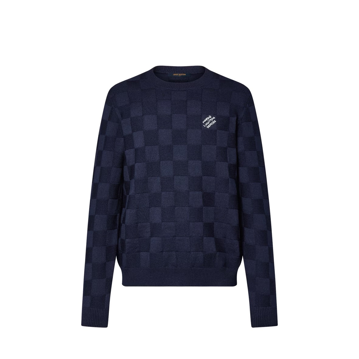 Lv Damier Pullover With Pearl Signature