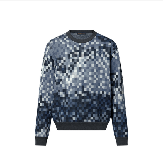 LV Embroidered Cotton Sweatshirt