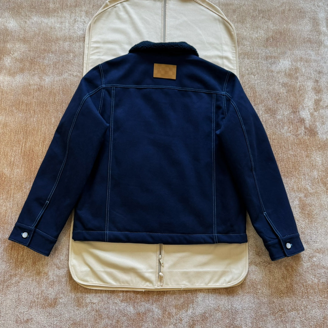 Lv Wintery Workwear Denim Jacket