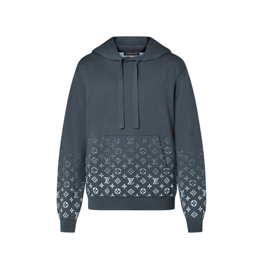 Lv Monogram Gradient Cotton Hoodie