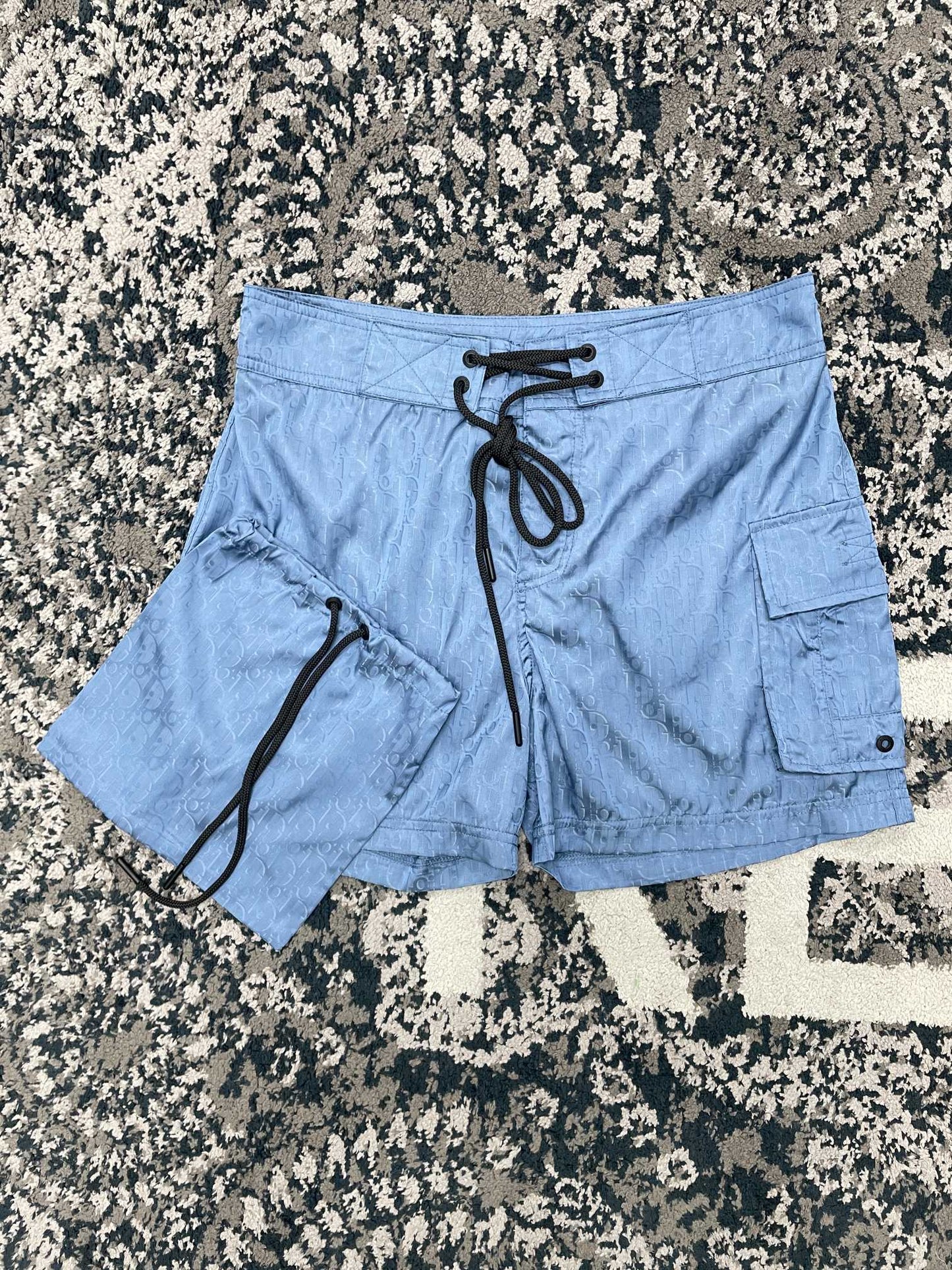 Dior Monogram Silk Swim Board Shorts